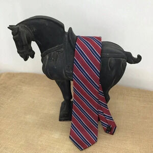 Joseph A. Bank Men’s Reserve Striped 100% Silk Tie NWT